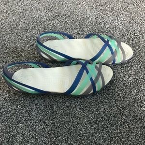 Crocs blue/green sandal